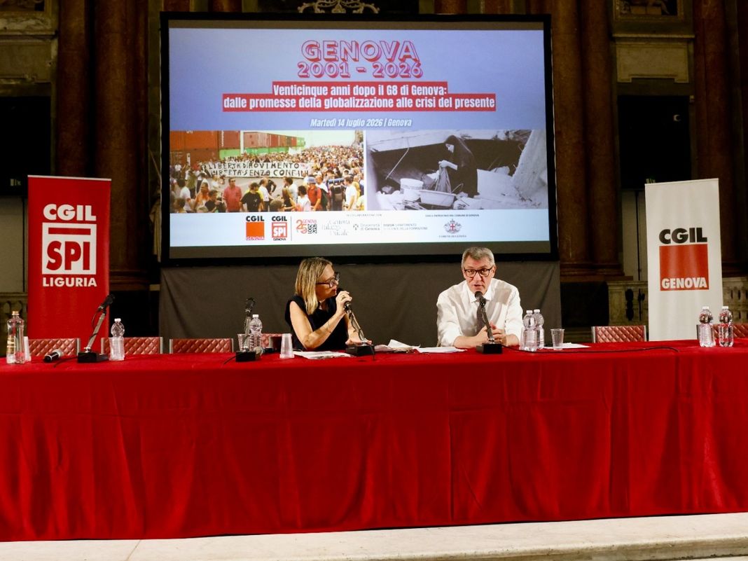 Maurizio Landini Genova per 25 anni G8