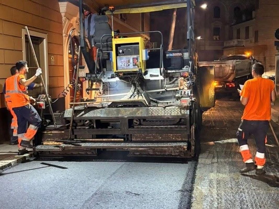 Genova, 9 milioni di euro per la manutenzione delle strade lavori strade, cantiere, asfalto