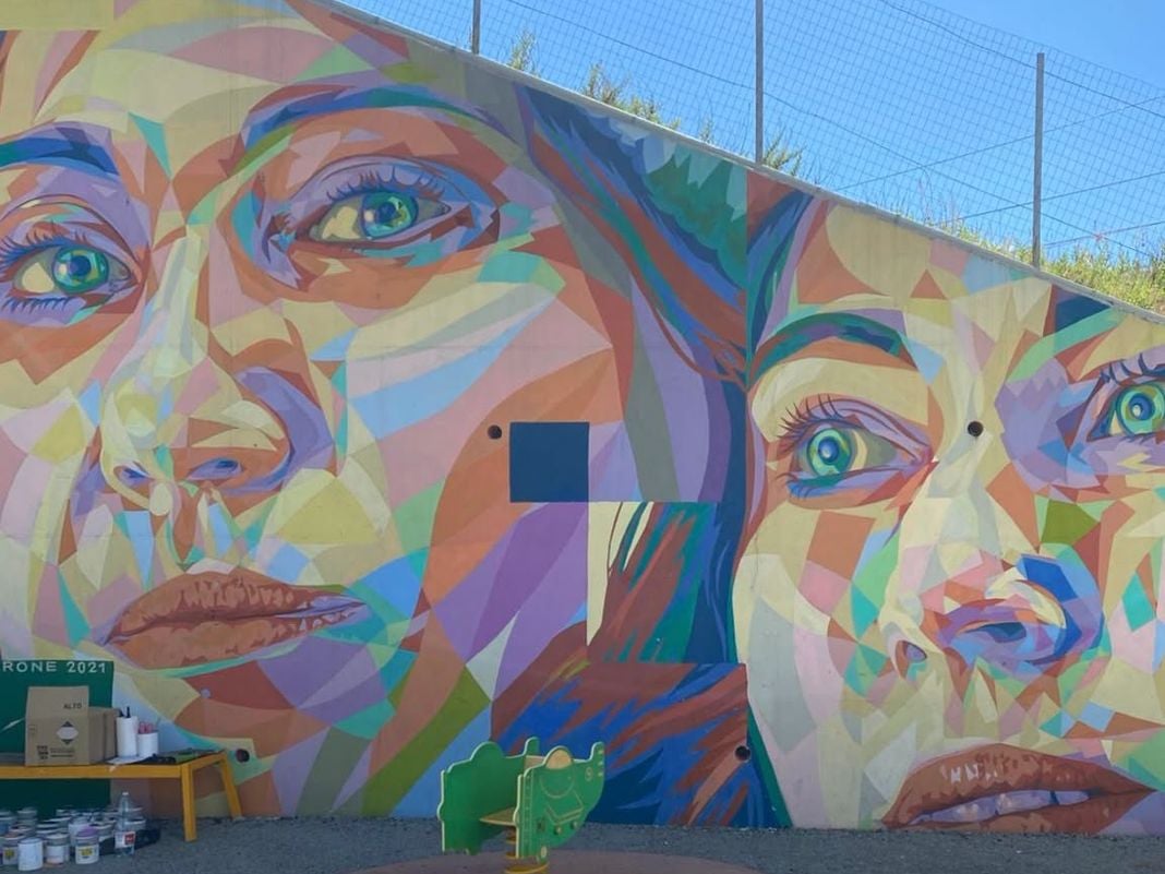 Genova, il murales della Radura della Memoria è stato restaurato murales radura memoria ponte morandi