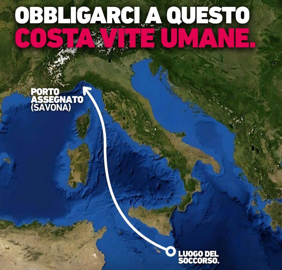 Migranti Savona Open arms protesta